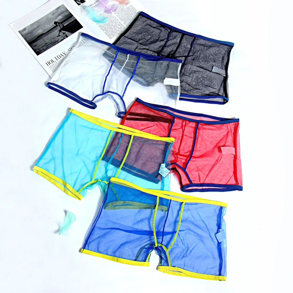 Men Transparent Swim Shorts Trunks Beach Board Shorts Waterproof Men'S Running Sports Surffing Short Pants Beach Fitness Pants