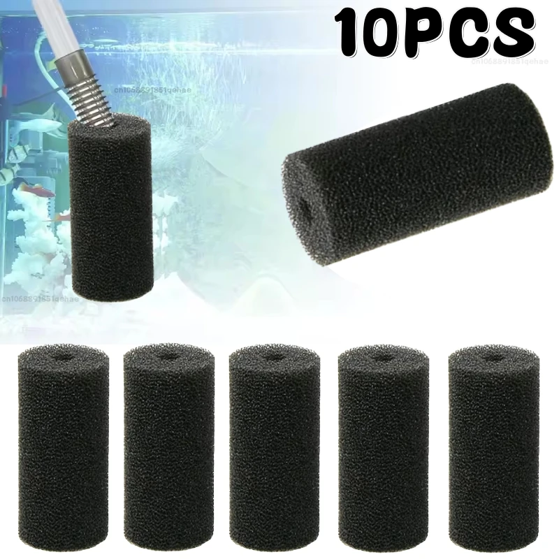 

10/5 шт. аквариумный биохимический фильтр, губка для аквариума, входной фильтр для воды, предварительный фильтр, сменный губчатый картридж