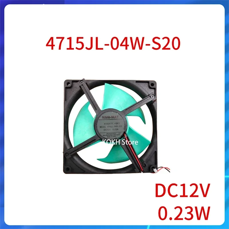 NEW 4715JL-04W-S20 4105A72 -GFI 12V 0.23A Refrigerator Cooling Fans Cooler Fan For NMB-MAT Cooling Fan DC12V 0.23A Model