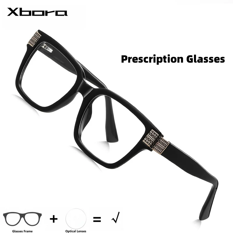 

Xbora Mew Women Progressive Prescription Glasses Custom Photochromic Myopia Optical Lens Eyewear Men Square Eyeglasses LS109