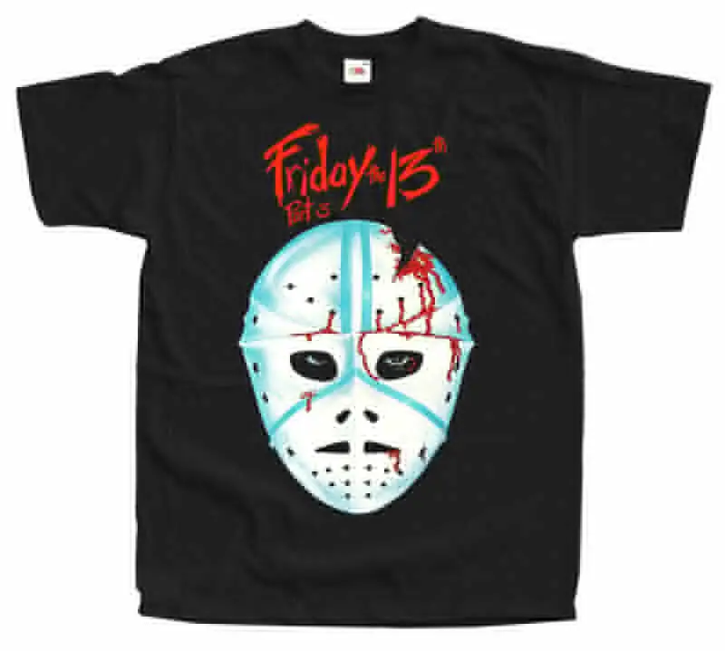 

Friday The 13th v24 T shirt Black horror movie poster all sizes S-5XL