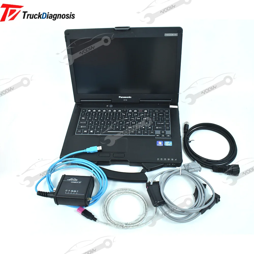 

Forklift truck diagnostic tool for Linde BT with linde pathfinder software diagnostic tool diagnosis cables and connectors+cf53