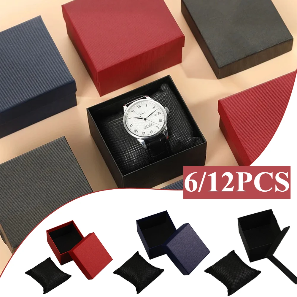 

Black Single Watch Gifts Black Boxe Paper Decorative Bracelet Boxe Paper Jewellery Accessories Cardboard Jewelry Boxes