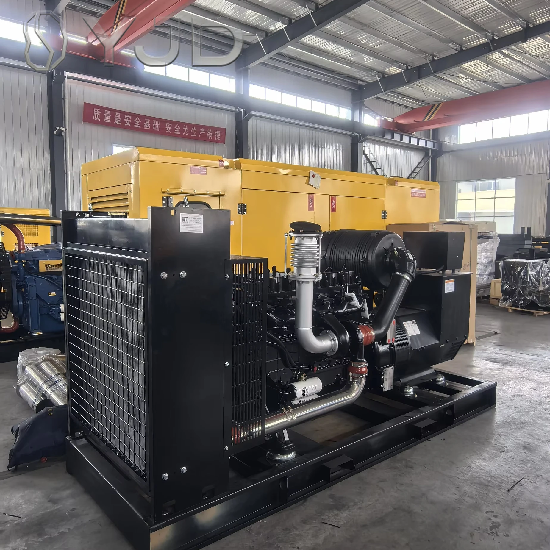 Diesel Generator Set 380V Three-phase High-power Open Frame Generator 50/100/250/800/1000 kW Weichai
