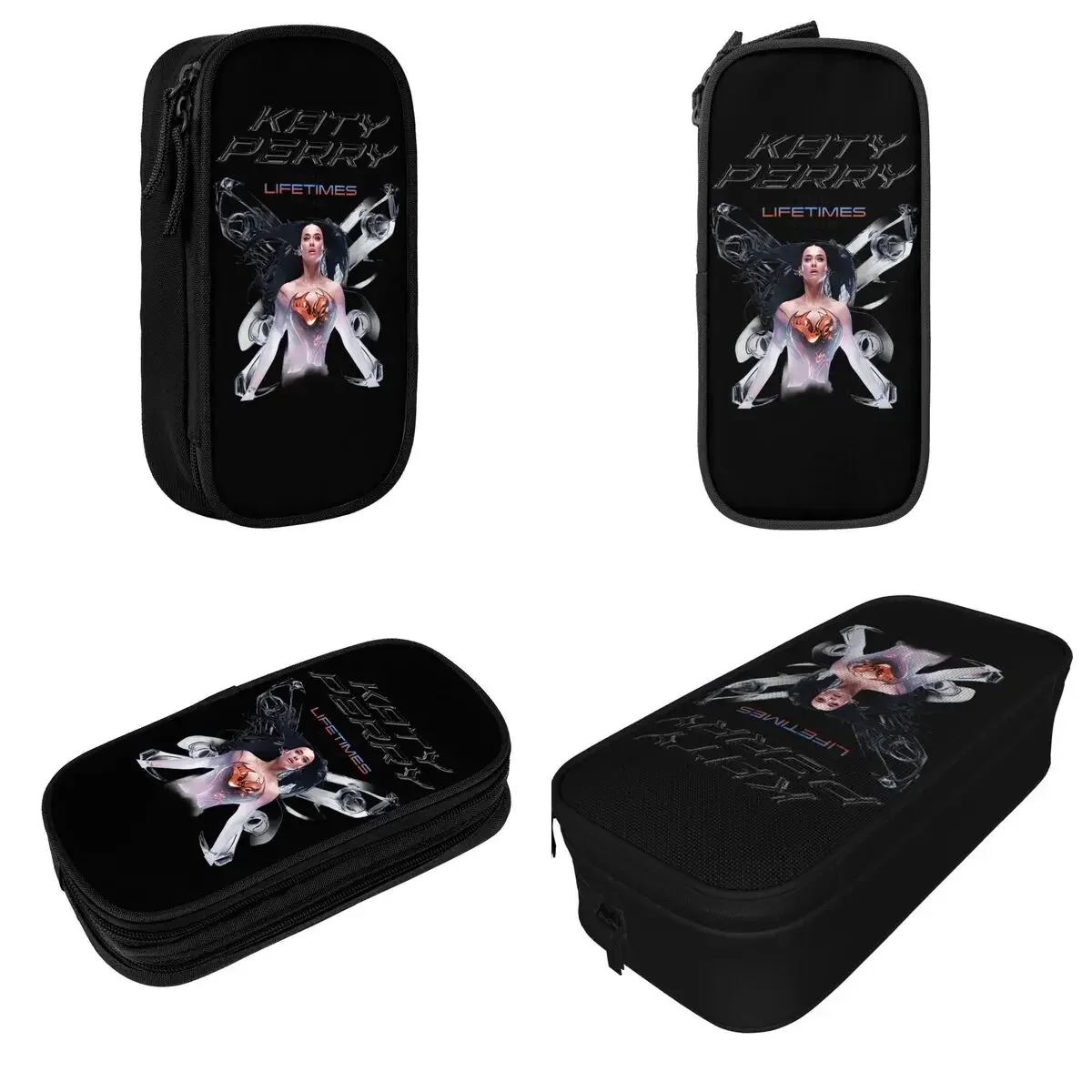 

Katys Perrys Tour Pencil Cases Pen Holder Bag for Student Big Capacity School Supplies Cosmetic Pencil Pouch