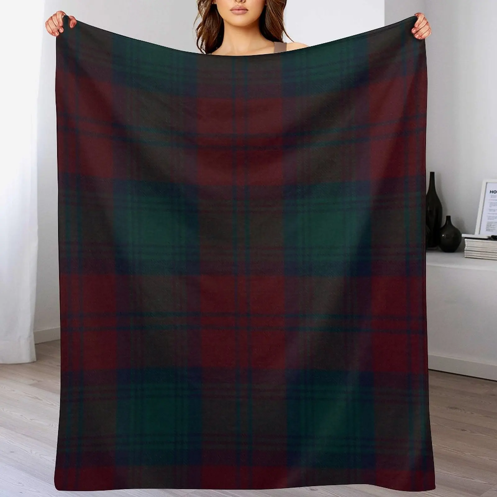 Lindsay Scottish Tartan Throw Blanket for sofa halloween Blankets