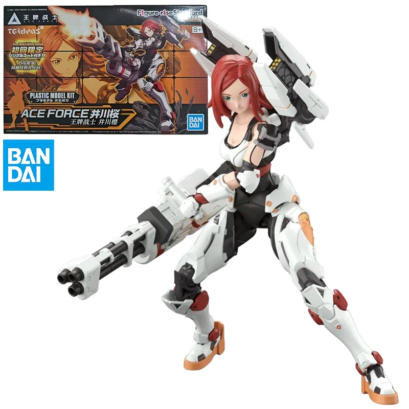 

BANDAI Original Figure-rise Ikawa Sakura Anime Action Figure Assembly Desktop Decoration Ornament Model Toys Collectible Model