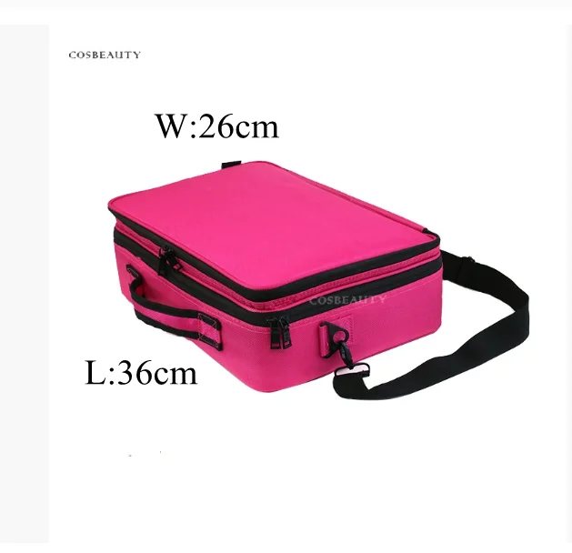 Women Cosmetic bag Women Makeup Organizer Box with Divider Beauty Case Women Makeup Storage Case Carry on Hand Cosmetic bag