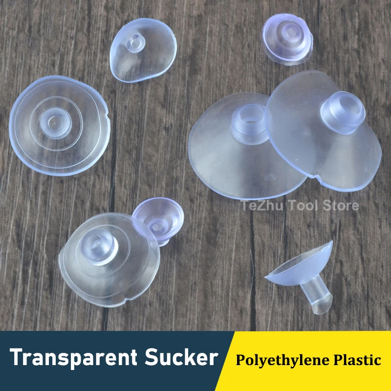 Polyethylene Plastic Clear Sucker Suction Transparent Soft Pad Glass Table Countertop Non-slip Fixed Gasket No Suction Force