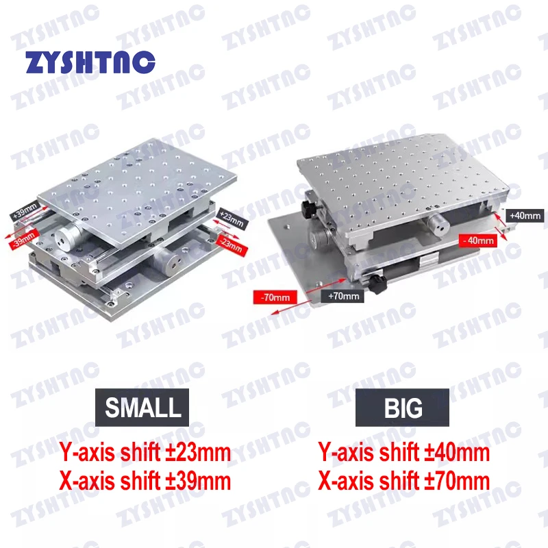 NEW 210x150x155MM 3D XYZ XY axis 1/2/3 Axis Manual Motion Stage Moving Table for Fine Adjustment Laser Marking Engraving Machine