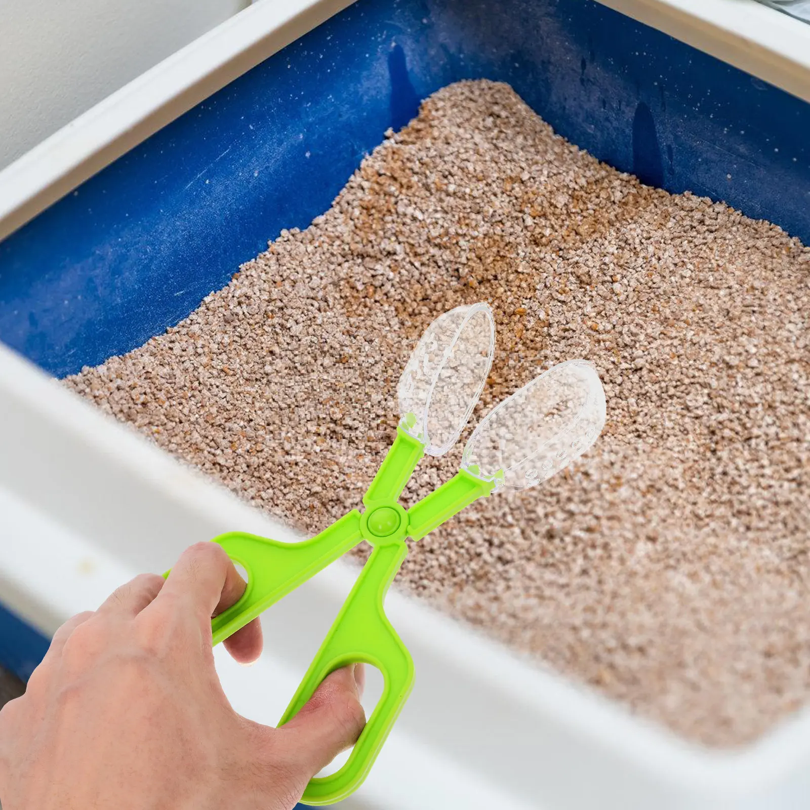 3Pcs Metal PCS Pet Hamster Mini Dustpan And Broom Set Hamster Sand Scoop Litter Bunny Cleaning Supplies Poop Scooper