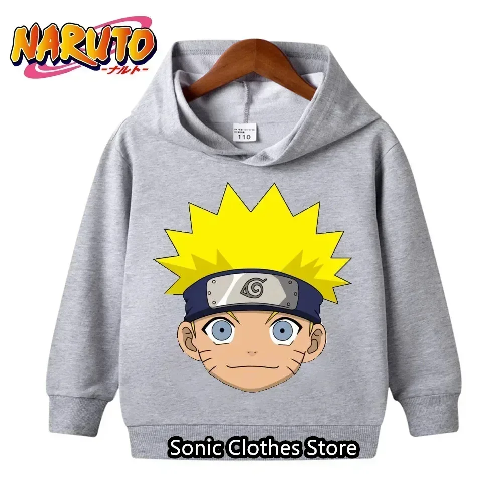 

Naruto Kids Hoodies Cloud of Hokage Sweatshirt Long Sleeve Children Clothes Boys Girls Cool Tops 4t-14t Years Kids Hoodies