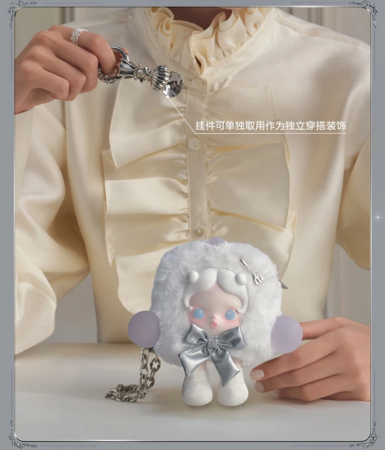 Oryginalny POPMART SKULLPANDA seria Table Mini Cube Candy, gadżet do podarowania, modny i trendy prezent świąteczny, zabawka.