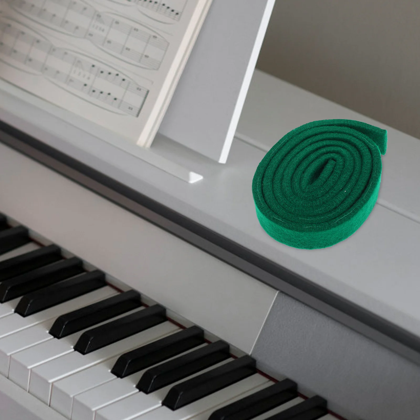 Piano Backrail Cloth Piano Tuning Accessory Rail Felt Strip for Keyboard Piano Maintenance Kit Piano Tuning Felt Strip