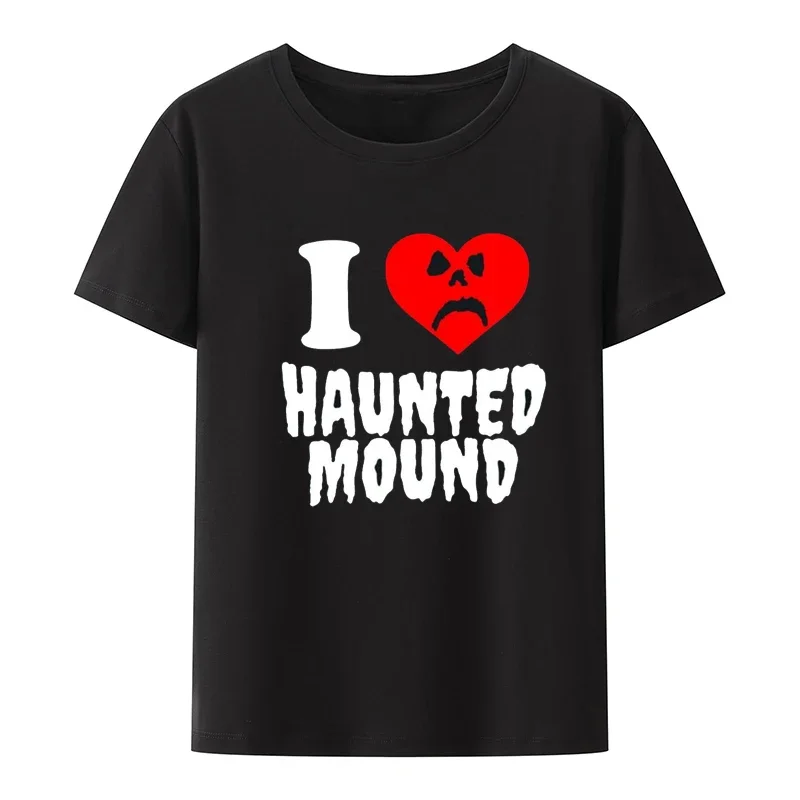 Sematary I Love Haunted Mound T Shirt Popular Trend Heart Shape Unisex Short Sleeve Tshirt O-neck Creative T-shirts Style Cool