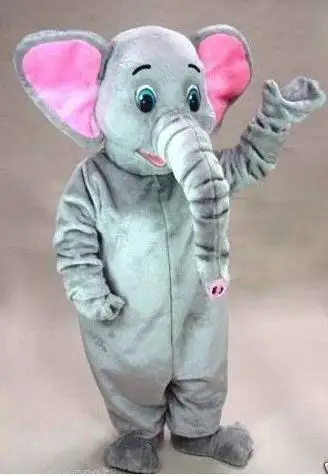 Grauer Elefant Maskottchen Kostüm Anime Fliegender Elefant Cosplay Anzüge Erwachsene Rollenspiele Party Cartoon Werbung Promotion Outfits