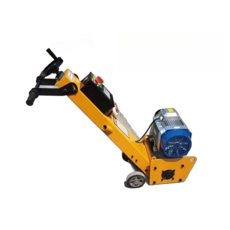 

Small hand-push electric milling machine, hair pulling machine for municipal maintenance