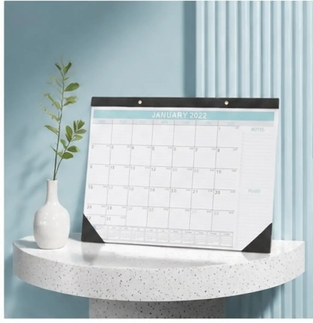 Wall-Mounted Calendar 2024 Schedule Planner for Home Office – Fade-Resistant, Sturdy & Simple Design