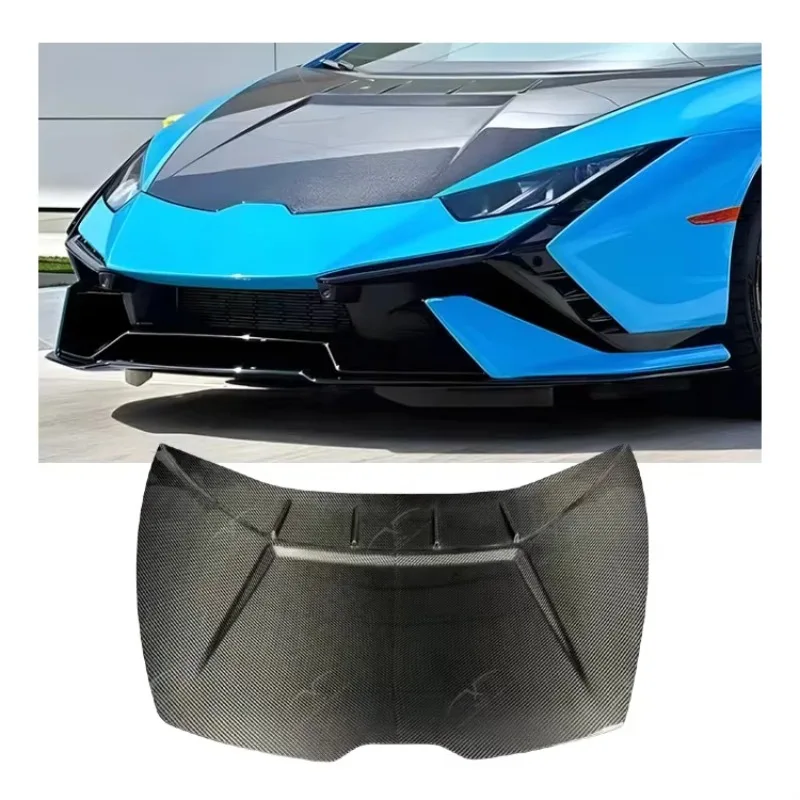 

New Carbon Fiber Body Kit Front Engine Hood for Lamborghini Hurricane Upgraded Car Parts for Car Modification
