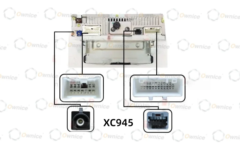Ownice 9 Inch for Renault Kaptur Captur 2013 2018 2019 Car Radio Android MP5 Player Casing Panel Frame Fascia Stereo Dash Cover
