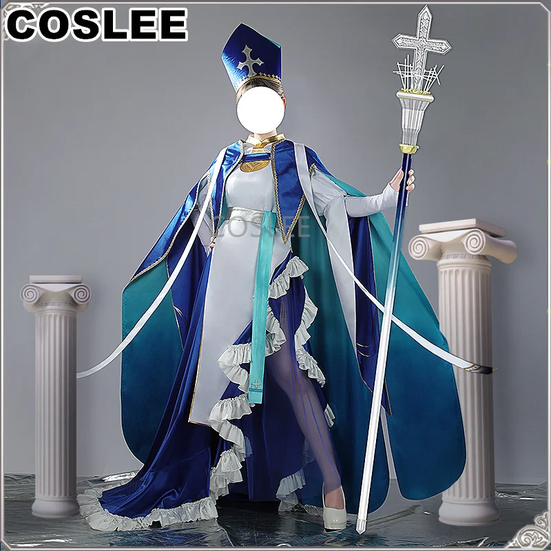 COSLEE FGO Joan Cosplay Costume Fate/Grand Order Game Suit Uniform  Role Play Halloween Carnival Party Outfit Customized New