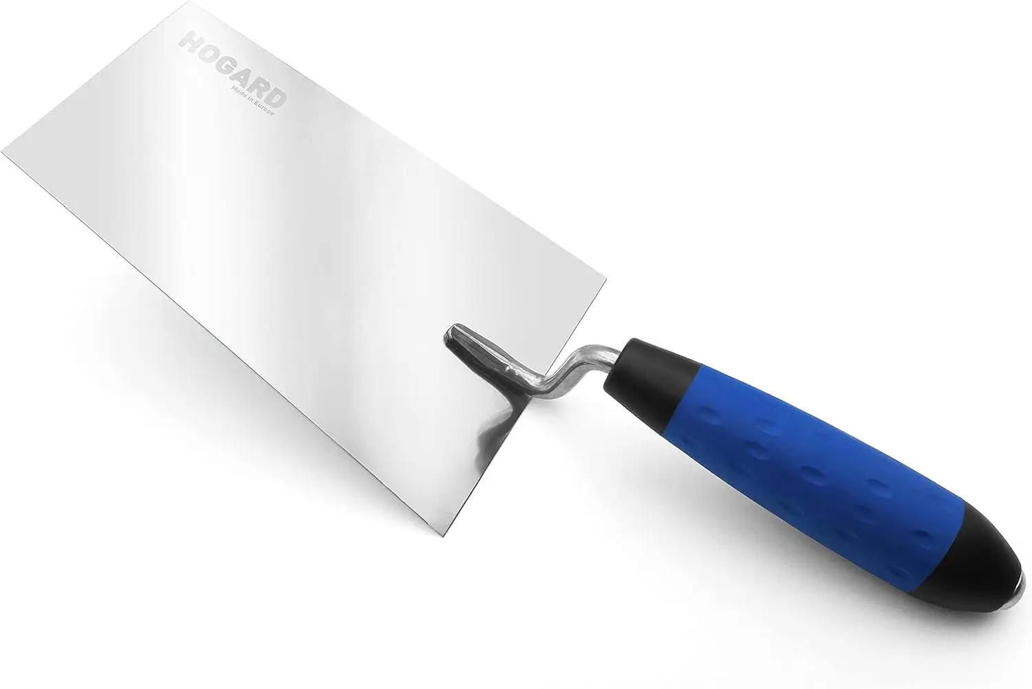 

7" Stainless Steel Margin Trowel, Flat Masonry Hand Tool with Soft Grip Handle, Best Bucket Trowel for Concrete