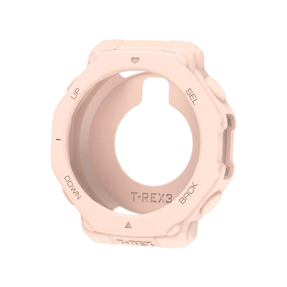 ソフトシリコンケース Huami Amazfit T-Rex 3 保護カバーブレスレット超軽量時計装飾時計シェル