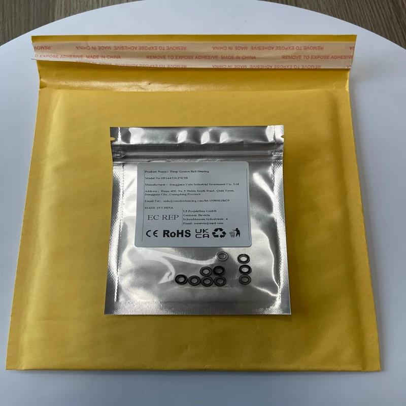 2PCS SR144TIKZWN8 3.175x6.35x2.780 mm For Handpiece ABEC-9 SR144TIKZWN8 Compatible Bearings