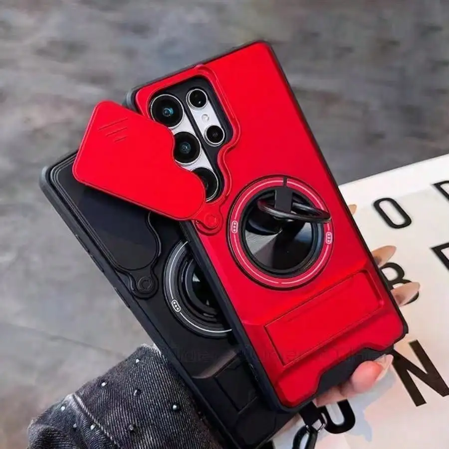 Dual-stand phone case, compatible with Samsung S26, S25, S24, S23, S22, S21, and A-series models