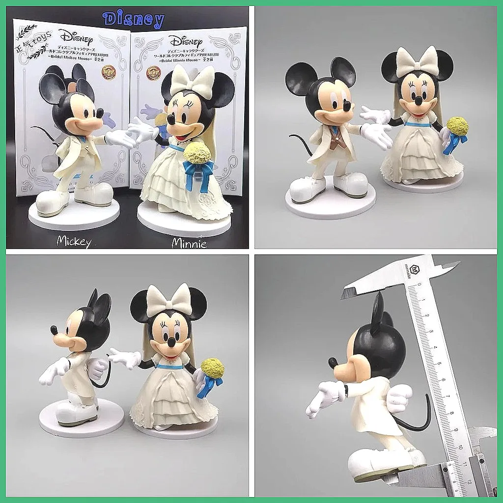 

Disney Minnie & Mickey Mouse Wedding Action Figure Set, Kids Toys & Dolls for Birthday Gifts