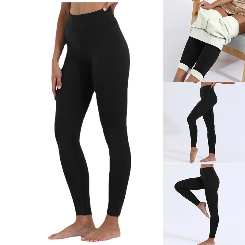 

Lambswool Legging Thermal Fleece Lined Legging For Women Winter Warm, High Waist And Stretchy, Soft Sherpas Pants