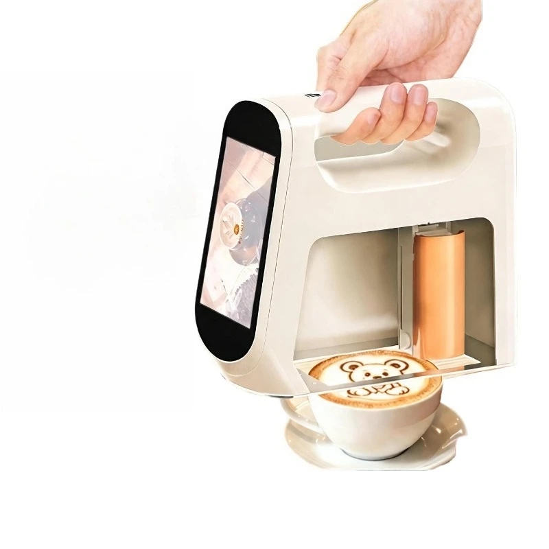 Large size handheld coffee latte machine 5cm food printer