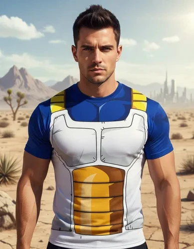 Dragon Ball Sommer Cosplay Bedrucktes Fitness-Laufshirt für Herren mit Rundhalsausschnitt Cartoon Sportshirts Tops Gym Herren T-Shirt
