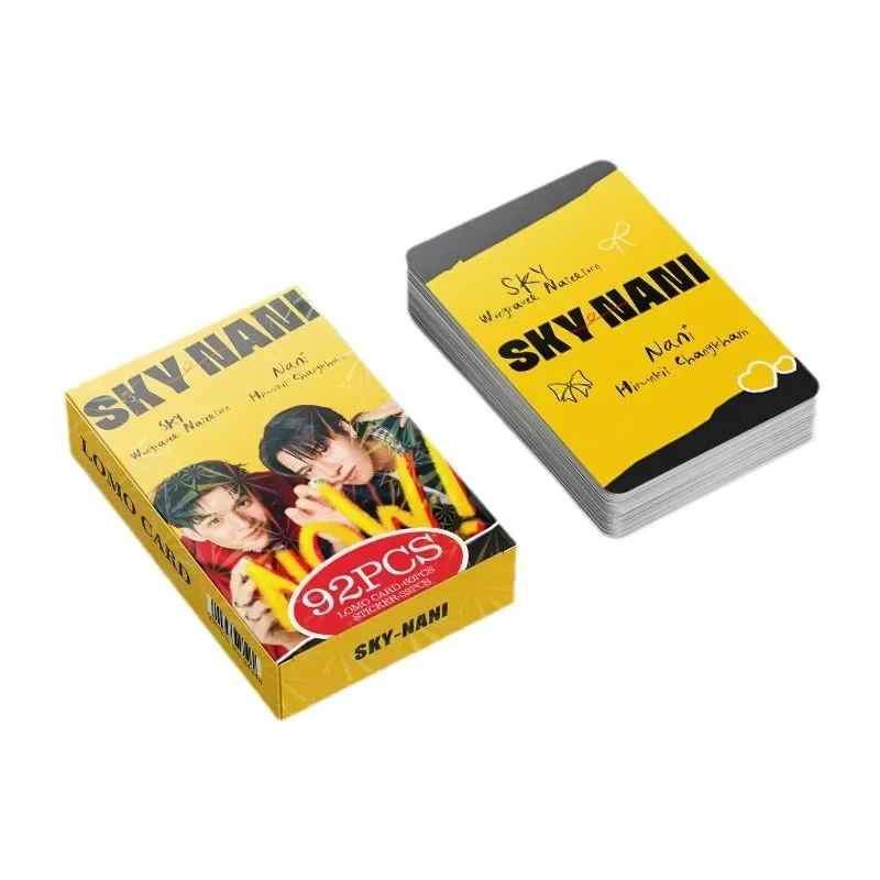 92 Pcs/Set Thai Drama High School Frenemy Laser Lomo Card SkyNani Characters HD Photocard Stickers Fans Collection Gift ﻿