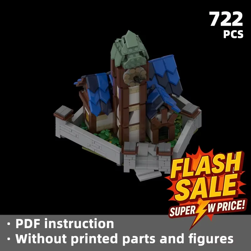 

Savage Tribal Fortress Building Blocks, Creative DIY Gift - Warcraff！Beastbone-Encrusted War Camp with Intricate Details