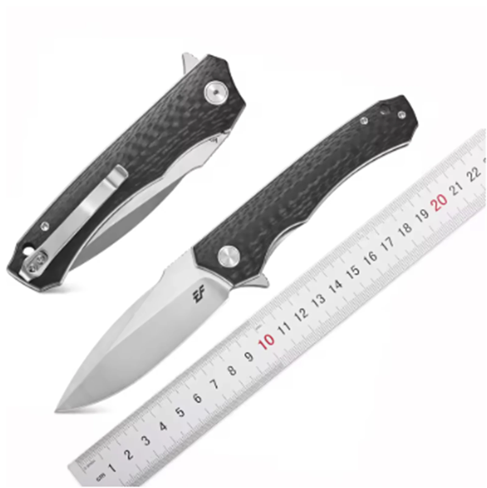 Eafengrow EF976 Folding Knife VG-10 Steel Blade Micarta Handle EDC Tool Pocket Knifes Folder for Outdoor Working Camping