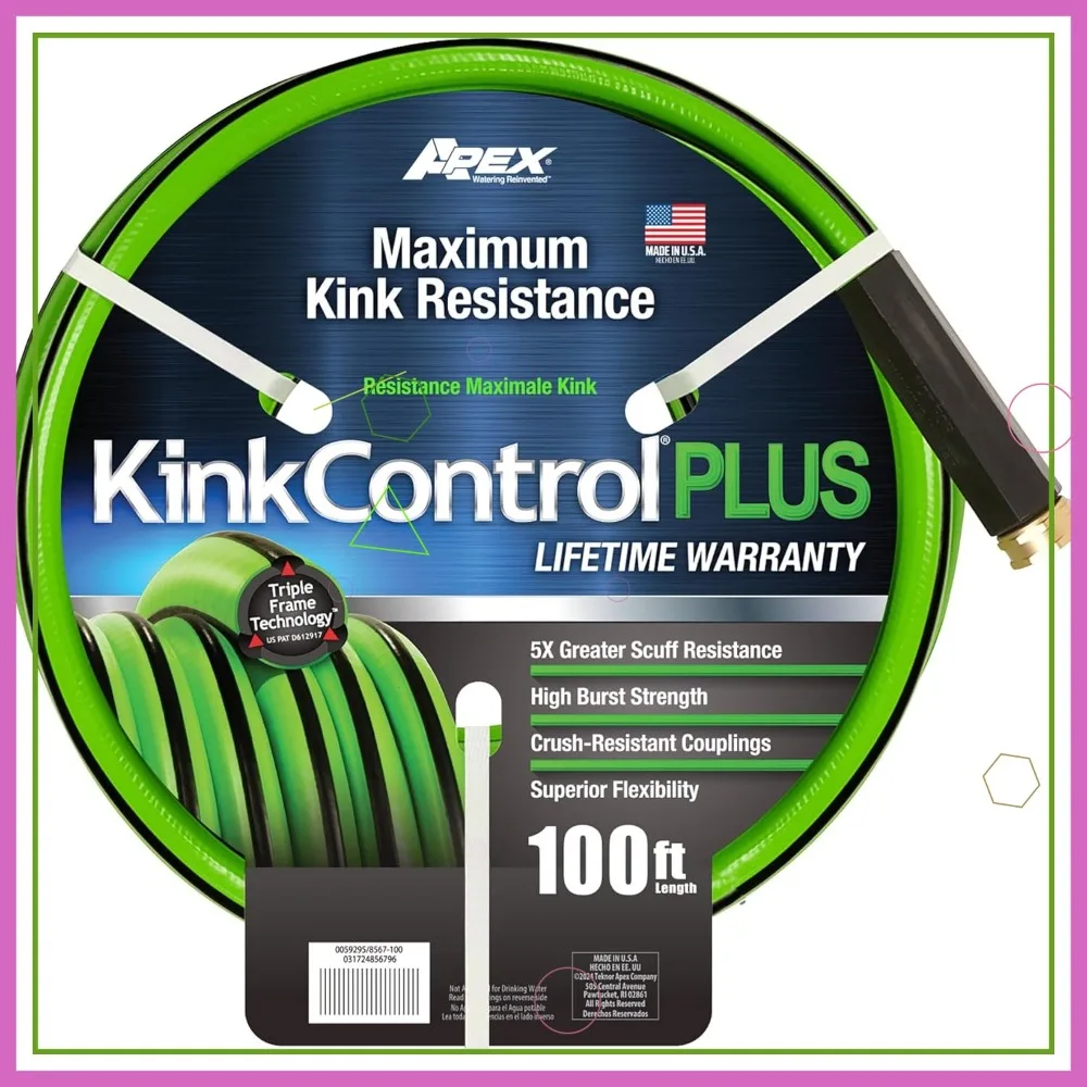 

Прочный садовый шланг длиной 100 футов — устойчивый к ударам, высокая прочность взрыва, гибкий водяной шланг для использования на газоне и на открытом воздухе