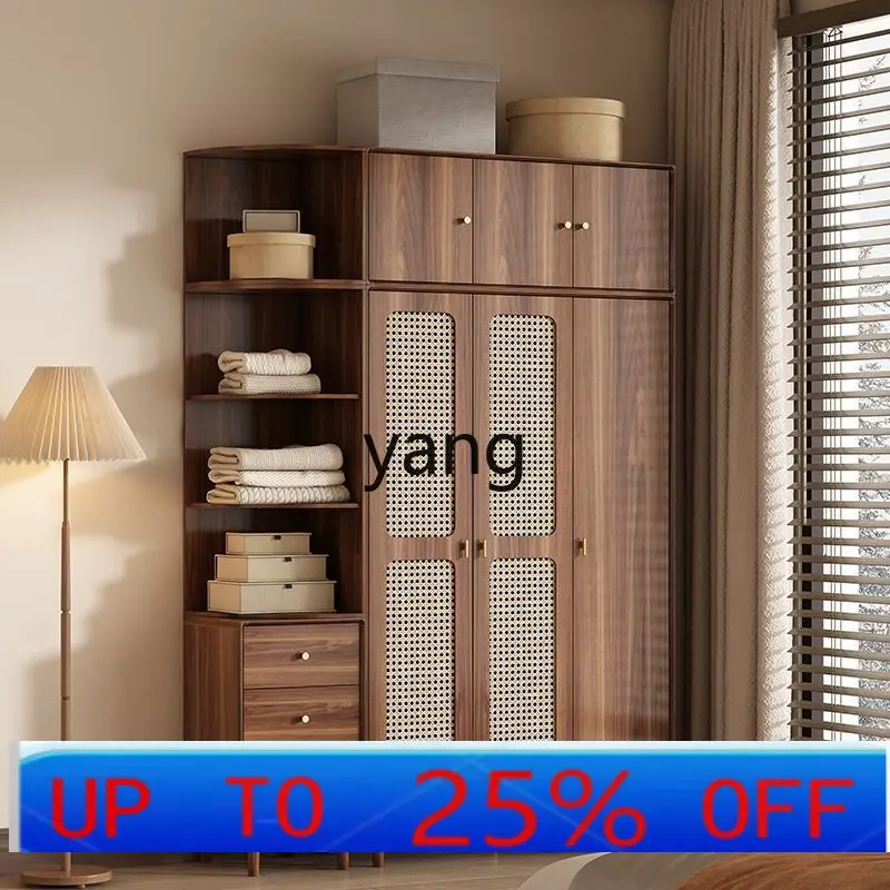 

LH solid wood wardrobe combination bedroom home wardrobe Chinese storage cabinet