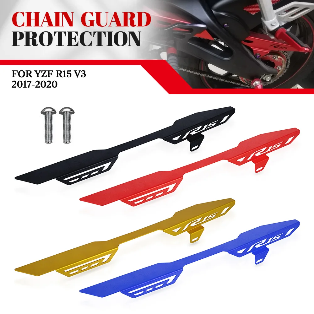 

For Yamaha YZF-R15 YZFR15 V3 Motorcycle Chain Guard Cover Sprocket Frame Case Shell Protector YZF R15 V3 2017 2018 2019 2020