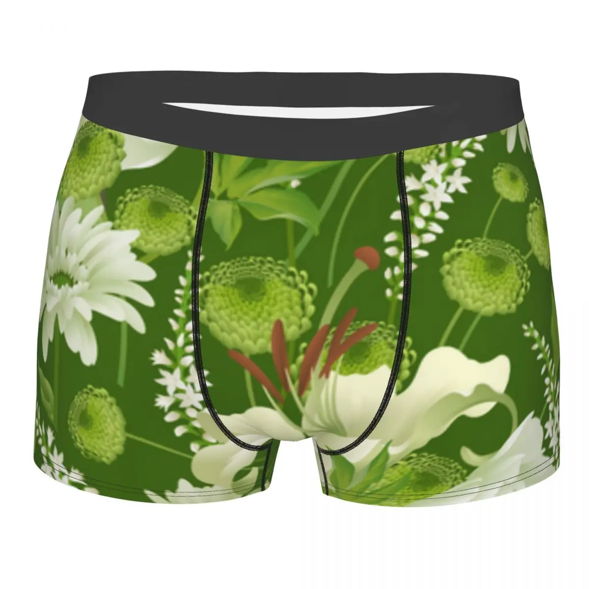 

Underwear Men Boxers Peonies Asters Herbs Boxer Underwear Male Underpant Boxershort Homme