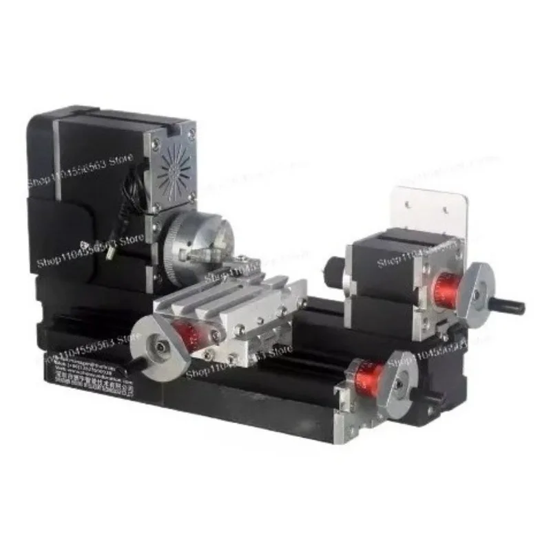 All-Metal Mini Lathe: 36W 20,000 RPM Didactical Metal Lathe Machine Tool for Hobbyist Woodworking & Craft