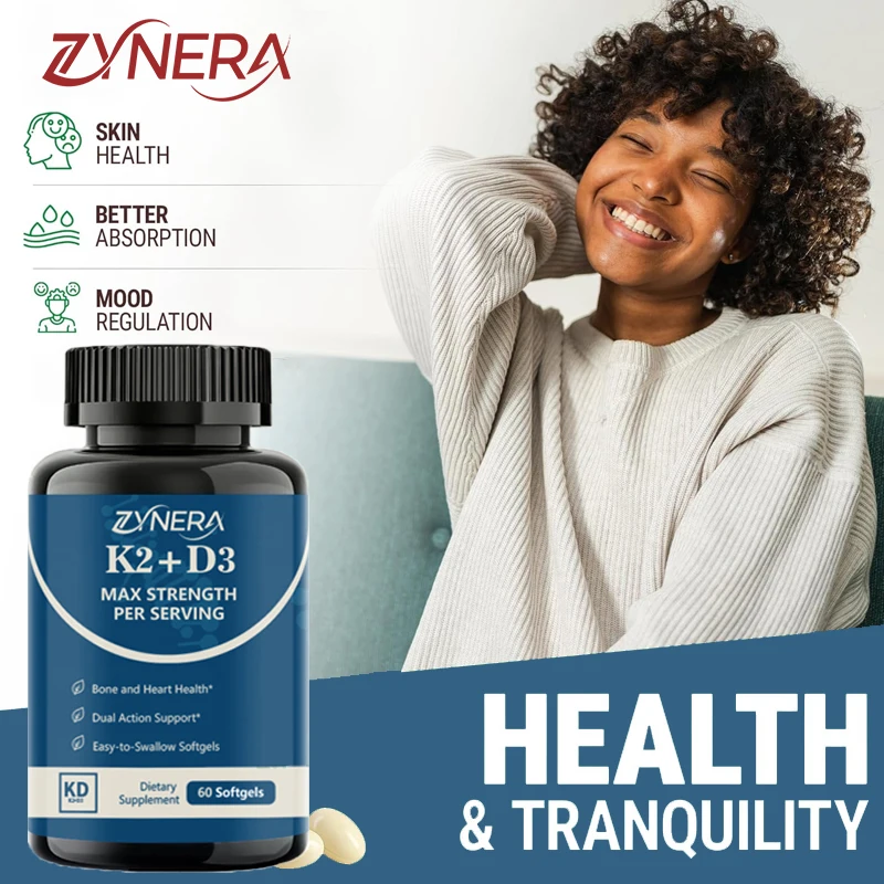 

Капсула с витамином D3 K2, добавка для поддержки иммунитета, здоровье костей и суставов для мужчин и женщин, зубы, сердце, сердечно-сосудистые, здоровые