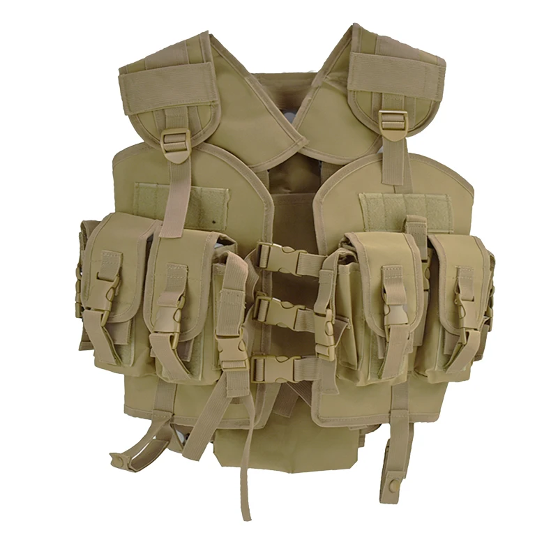 Seal Tactical Vest Camouflage Military Army Combat Vest For Men Hunting War Game Airsoft Outdoor Sport Vest With Water Bag