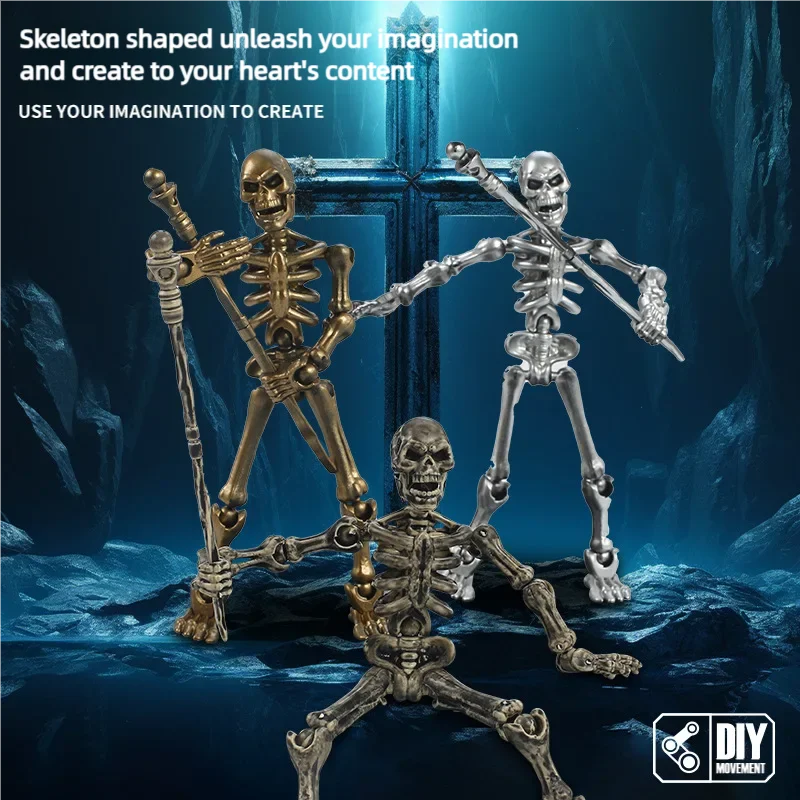 Squelette multi-articulé jouet mobile Multi forme 13 figurine décoration bricolage Mannequin Mecha assembler modèle enfants jouets cadeaux