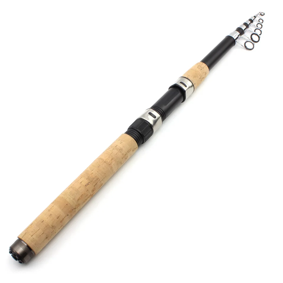 

TOLU Telescopic Portable Rod 2.1M 2.4M 2.7M High Quality Spinning Fiberglass Surf Carp Feeder Travel Mini Rock Rod Tackle Pole