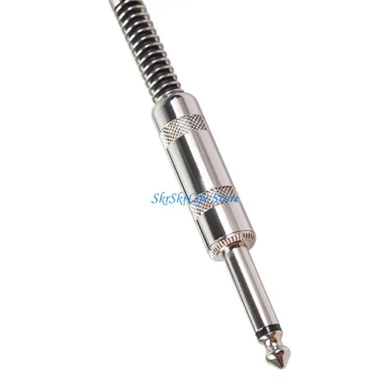 E65E Gold Plated USB to 6.35mm Cable Noise Reduction Studio Recording Accessory