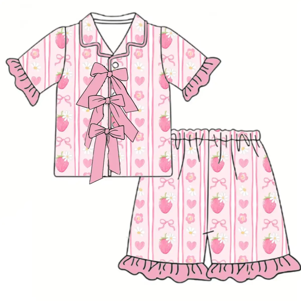 summer children\'s clothes Short sleeve T-shirt shorts set plaid fabric Toddler boys clothes baby girl outfits kids clothes