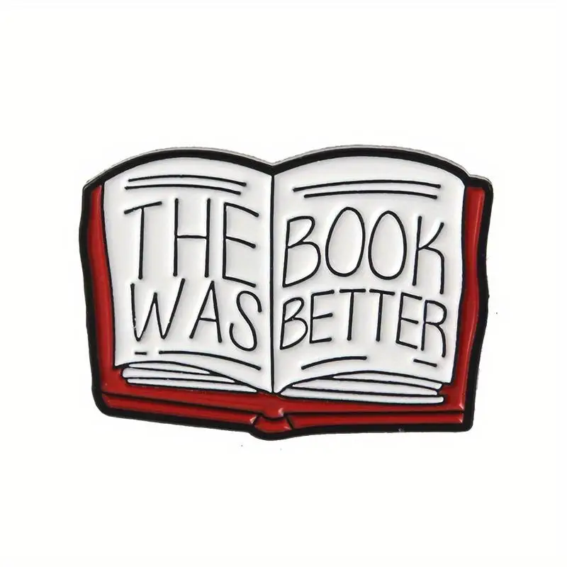 1Pc Books Are Magic Book Enamel Pins Reader Brooches Book Badges Lapel Pins Gift for Book Lover Reading Bibliophile Student
