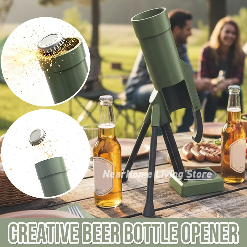 

330/500ML Beer Bottle Opener Mortar Style Cool Bar Decor Bottle Opener Bartender Tools for Bartender Men Dad RV Home Office