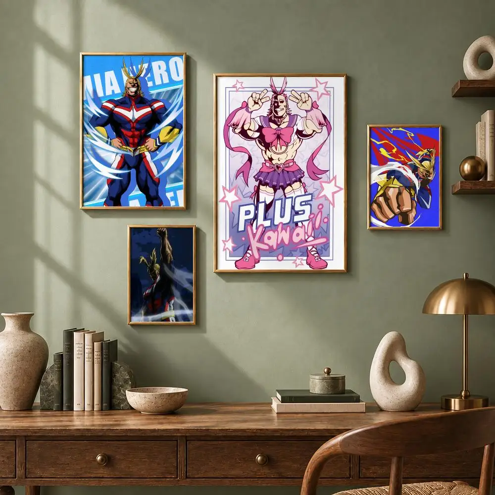 Trending Anime My Hero Academia Poster HD Self-Adhesive No Residue After Removal Ideal for All Kinds of Wall Decor